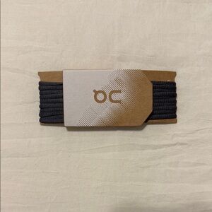On Cloud Charcoal Shoelaces